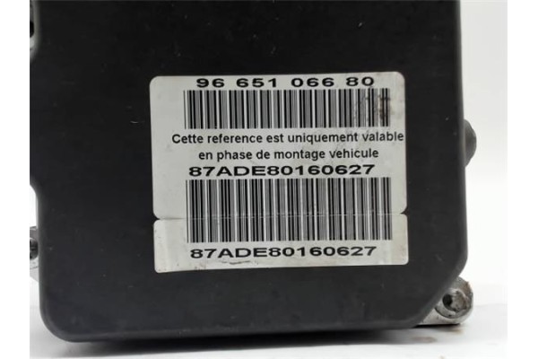 Recambio de nucleo abs para citroen c4 picasso 1.6 hdi referencia OEM IAM 9665106680 0265230289 