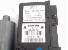Recambio de motor elevalunas trasero derecho para audi a4 berlina (8e) 1.8 t referencia OEM IAM 8E0959802A  