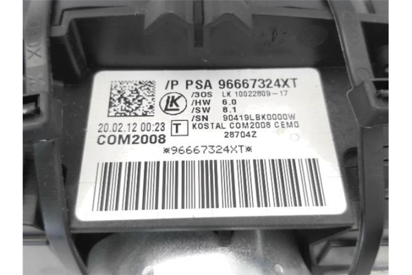 Recambio de mando intermitencia para citroen c3 1.4 attraction referencia OEM IAM 96667324XT  