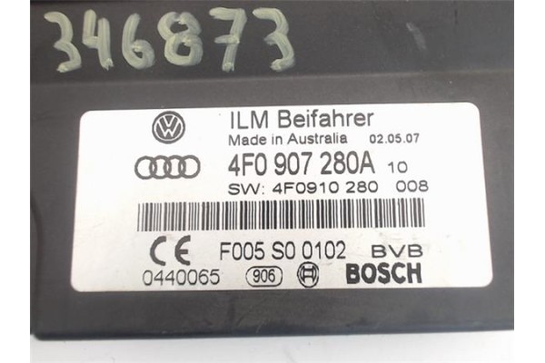 Recambio de modulo electronico para audi a6 avant (4f5) 2.8 fsi referencia OEM IAM 4F0907280A 4F0910280008 