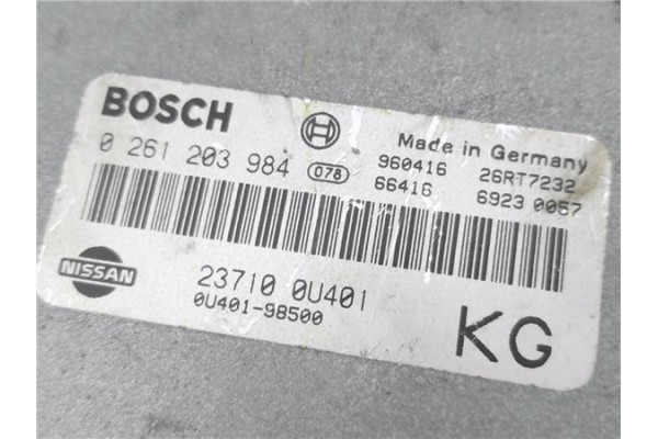 Recambio de centralita para nissan micra (k11) 1.3 i 16v referencia OEM IAM 237100U401 261203984 