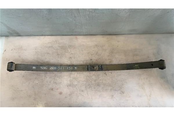Recambio de ballesta trasero izquierda para volkswagen caddy (2k) 1.9 kombi referencia OEM IAM 2K0511151N  