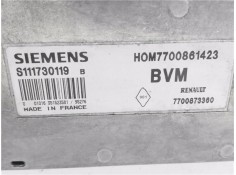 Recambio de centralita para renault clio i fase i / ii (b/c57) 1.2 (5/357y, 5/357k) referencia OEM IAM 7700861423 S111730119B 