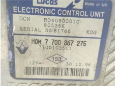 Recambio de centralita para renault megane i (ba0/1_) 1.9 dt (b/sa0k, b/sa0y) referencia OEM IAM 7700867275 7700103511 