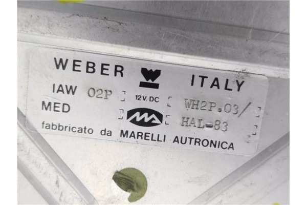 Recambio de centralita para lancia prisma 1.5 1500 referencia OEM IAM IAW02P WH2P03 