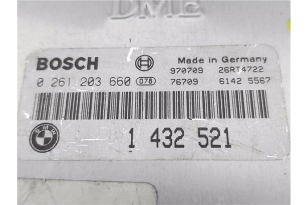 Recambio de centralita para bmw serie 3 compacto (e36) 1.6 316i referencia OEM IAM 1432521 261203660 