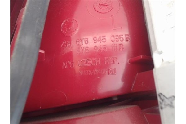 Recambio de piloto trasero izquierdo para skoda fabia (6y2/6y3) referencia OEM IAM 6Y6945095B 6Y6945111B 6Y6945095 , SKODA | 6Y6