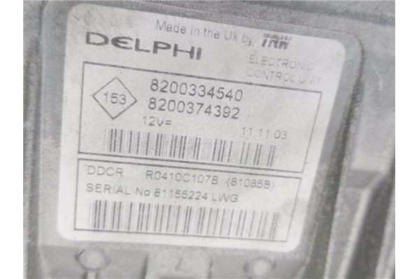 Recambio de centralita para nissan almera (n16/e) 1.5 dci referencia OEM IAM 8200334540 8200374392 