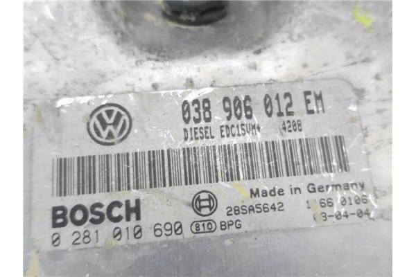 Recambio de centralita para seat ibiza (6l1) 1.9 sdi referencia OEM IAM 038906012EM 281010690 