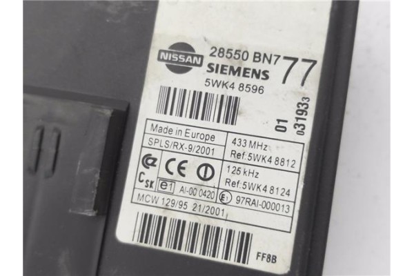 Recambio de centralita para nissan almera tino (v10m) 2.2 di referencia OEM IAM 28550BN777 5WK48596 