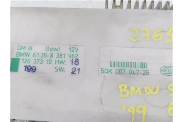Recambio de centralita para bmw serie 5 berlina (e39) 2.5 525tds referencia OEM IAM 61358381962 5DK00704726 