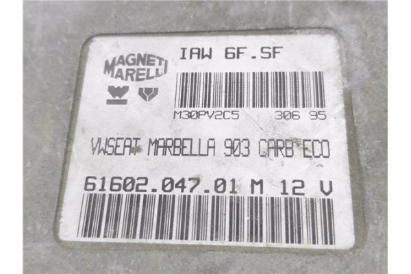Recambio de centralita para seat marbella 0.9 ce referencia OEM IAM IAW6FSF 6160204701M 