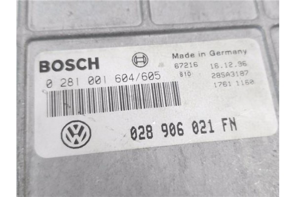 Recambio de centralita para seat toledo (1l) 1.9 tdi referencia OEM IAM 028906021FN 281001604 
