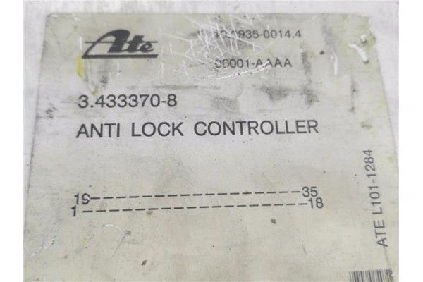 Recambio de centralita abs para volvo serie 480 1.7 es referencia OEM IAM 34333708 10093500144 