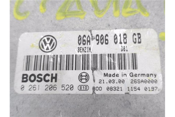 Recambio de centralita para skoda octavia berlina (1u2) 1.8 turbo slx (i,f) referencia OEM IAM 06A906018GB 261206520 