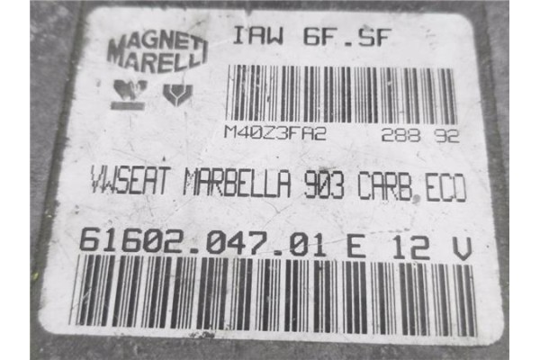 Recambio de centralita para seat marbella referencia OEM IAM 6160204701E IAW6FSF 