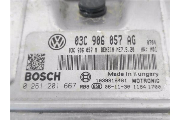Recambio de centralita para seat ibiza (6l1) 1.6 16v referencia OEM IAM 03C906057AG 261201667 