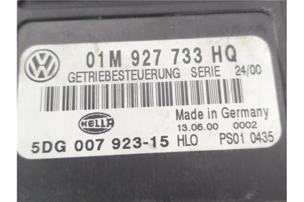 Recambio de centralita para audi a3 (8l) 1.9 tdi ambiente referencia OEM IAM 01M927733HQ 5DG00792315 