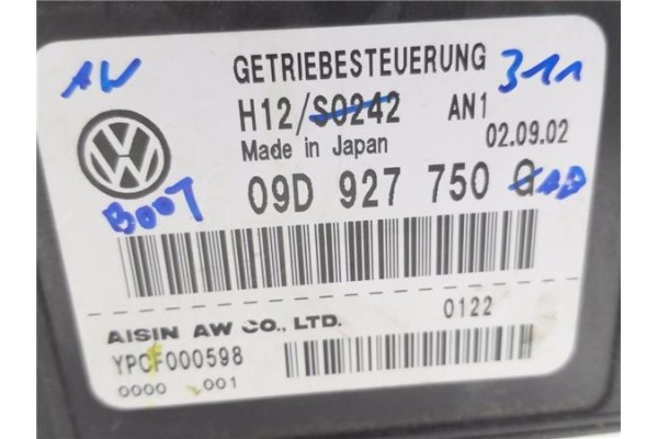 Recambio de centralita para porsche cayenne (tipo 9pa) 4.5 s referencia OEM IAM 09D927750G  