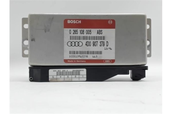 Recambio de centralita abs para audi a4 berlina (b5) 1.9 tdi referencia OEM IAM 4D0907379D 0265108005 