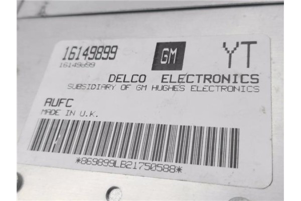 Recambio de centralita para opel astra f berlina 1.6 referencia OEM IAM 16149899  