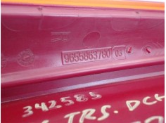 Recambio de reflectante paragolpes trasero para citroen c4 berlina 1.4 16v referencia OEM IAM 9655863780  