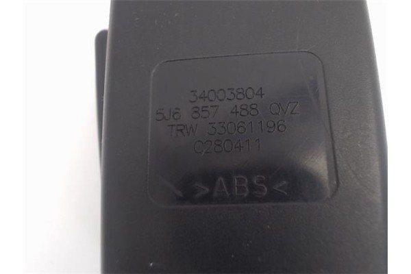 Recambio de anclaje cinturon 3ª fila central para skoda fabia (5j2) 1.2 referencia OEM IAM 5J6857488  