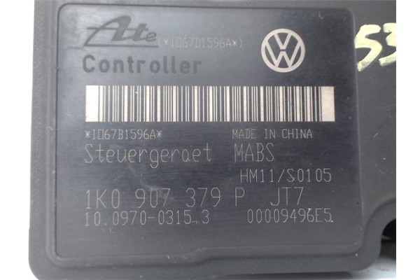 Recambio de nucleo abs para volkswagen caddy (2k) 1.9 kombi referencia OEM IAM 1K0907379K  