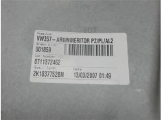 Recambio de elevalunas manual delantero derecho para volkswagen caddy (2k) 1.9 kombi referencia OEM IAM 2K1837752BN  