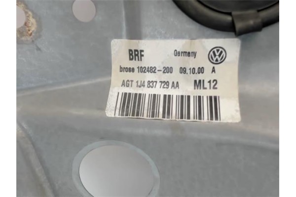 Recambio de mecanismo elevalunas delantero izquierdo para volkswagen golf iv variant (1j5) 1.9 highline referencia OEM IAM 1J483