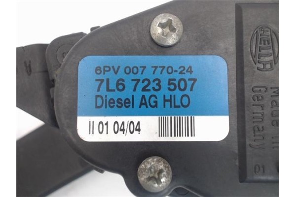Recambio de pedal acelerador para volkswagen touareg (7la) 5.0 tdi v10 referencia OEM IAM 7L6723507 6PV00777024 