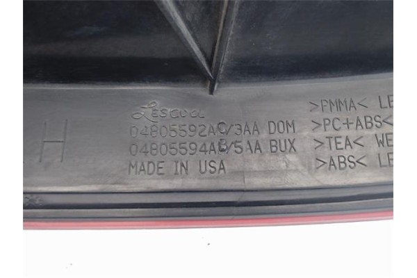 Recambio de piloto trasero izquierdo para chrysler 300m lr referencia OEM IAM 4574961AK 04805594AB 