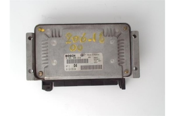 Recambio de centralita para peugeot 206 1.6 i referencia OEM IAM BOSCH 0 261 206 216 96 326 939 80 