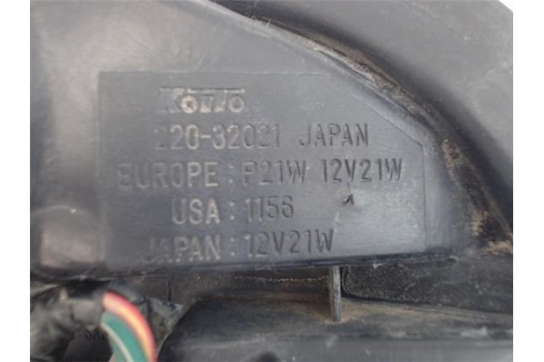 Recambio de piloto trasero izquierdo para suzuki baleno berlina (sy/eg) 1.6 (4-ptas.) referencia OEM IAM 3567060G01 22032021 