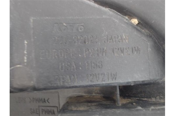Recambio de piloto trasero izquierdo para suzuki baleno berlina (sy/eg) 1.6 (3-ptas.) referencia OEM IAM 3567060G01  