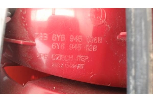 Recambio de piloto trasero derecho para skoda fabia (6y2/6y3) referencia OEM IAM 6Y6945112B   Recambio de piloto trasero derecho para skoda fabia (6y2/6y3) referencia OEM IAM 6Y6945112B