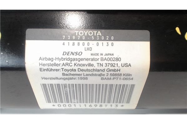 Recambio de airbag salpicadero para lexus is 200 (gxe10) referencia OEM IAM 7397053020C0  