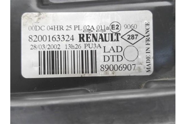 Recambio de faro delantero dcho para renault laguna ii (bg0) referencia OEM IAM 7701048931 8200163324 