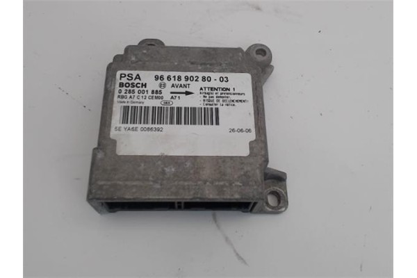 Recambio de centralita airbag para peugeot 207 1.6 hdi referencia OEM IAM 9661890280  