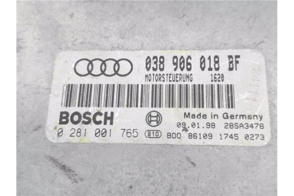 Recambio de centralita para audi a4 berlina (b5) 1.9 tdi referencia OEM IAM 038906018BF 281001765 