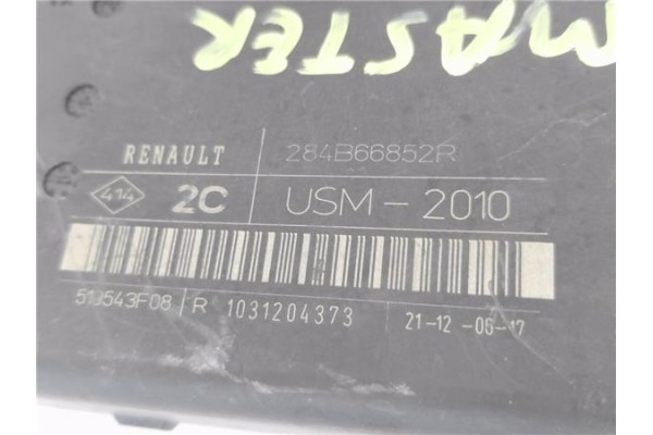 Recambio de caja reles para renault master iii combi 2.3 l1h1 3,0t referencia OEM IAM 519543F08 284B66852R 