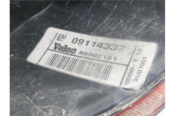 Recambio de piloto trasero derecho para opel corsa c 1.7 dti referencia OEM IAM 9114337 89302181 