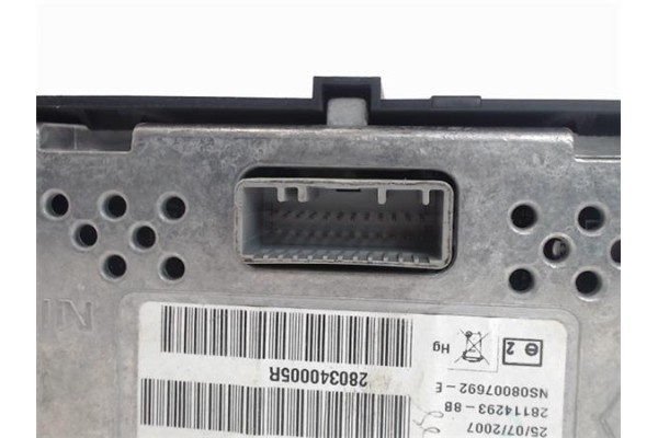 Recambio de pantalla navegador para renault laguna iii berlina 2.0 dci (bt01, bt0e, bt0k) referencia OEM IAM 280340005R  
