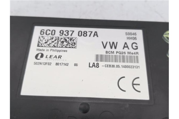 Recambio de modulo confort para volkswagen polo v (6r1) 1.0 referencia OEM IAM 6C0937087A  