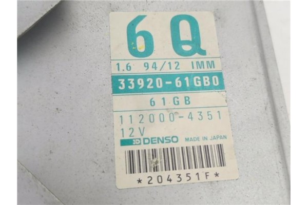 Recambio de centralita para suzuki baleno berlina (sy/eg) 1.6 i 16v referencia OEM IAM 3392061GB0 1120004351 