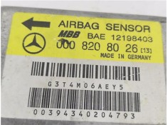 Recambio de centralita airbag para mercedes-benz clase c (bm 202) berlina 1.8 180 (202.018) referencia OEM IAM 8208026 12198403 