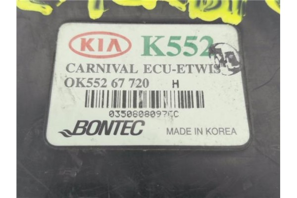 Recambio de centralita para kia carnival ii (fl) 2.9 td referencia OEM IAM OK55267720 ECUETWIS 