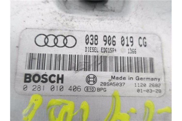 Recambio de centralita para audi a4 berlina (8e) 1.9 tdi (96kw) referencia OEM IAM 038906019CG 281010406  Recambio de centralita para audi a4 berlina (8e) 1.9 tdi (96kw) referencia OEM IAM 038906019CG 281010406