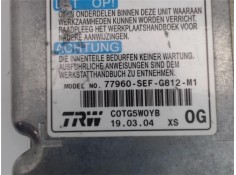 Recambio de centralita airbag para honda accord berlina (cl/cn) referencia OEM IAM 77960SEFG812  