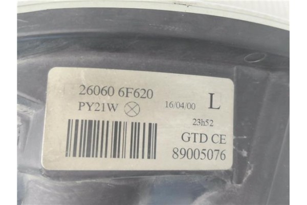 Recambio de faro delantero izquierdo para nissan micra (k11) 1.0 comfort referencia OEM IAM 260606F620  